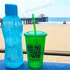 Celebrated Earth Day by strolling @manhattan.beach and enjoying the beauty Mother Earth gave us. Bring Your Own cups wherever you go to reduce trash. Had lunch at @lemonadela and they filled out cup no problem #lemonadela #manhattanbeachpier #earthday #ea