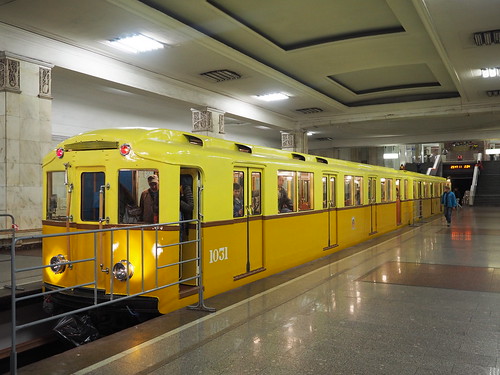 Moscow metro A 1031 museum car ©  trolleway