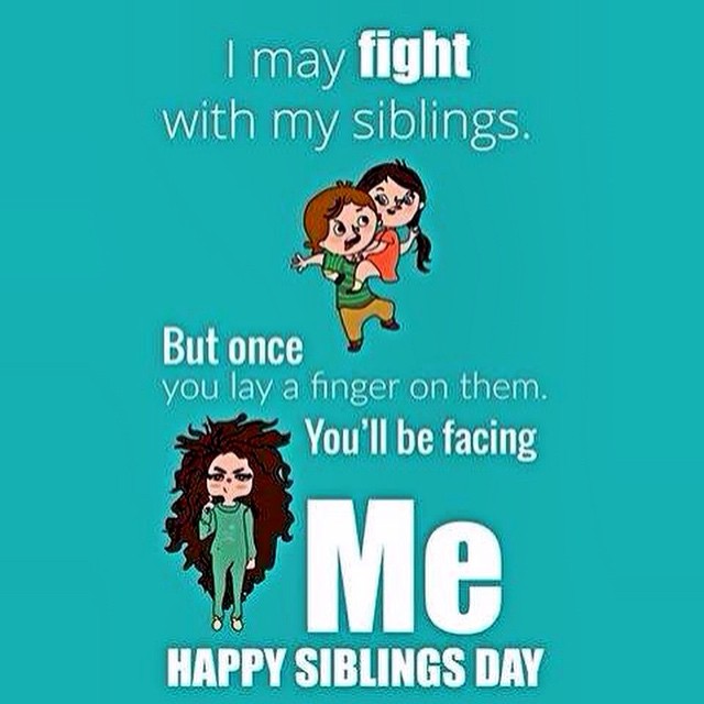 Happy #SIBLINGS DAY.