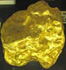 Gold nugget (replica) (found 28 December 1877) (Victoria, Australia)