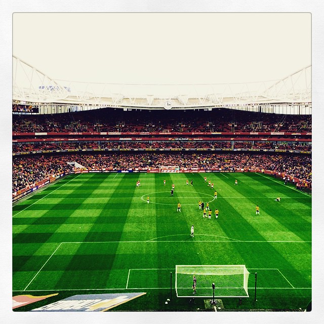 My first time at the #emiratesstadium today watching the #Brazil vs #Chile friendly // @ #Arsenal #london #football #sports #travel #igtravel #instatravel #instabest #instadaily #picoftheday #wanderlust