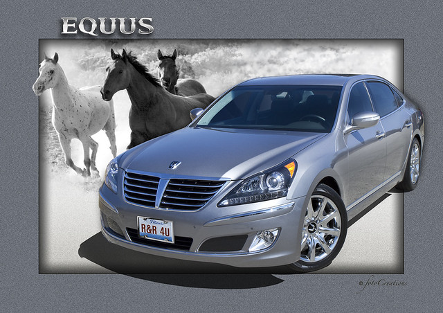 car silver automobile rod passenger hyundai sleek equus fotocreations theappleman