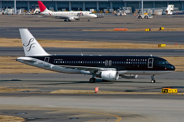 JA09MC Starflyer Airbus A320-200 Tokyo Haneda