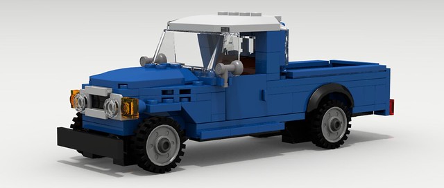 road old city classic wheel japan digital truck vintage four japanese drive big power lego offroad 4x4 pov designer 4wd pickup pickuptruck off legos download toyota land cruiser dropbox povray roader offroader lxf 1970’s 1960’s 1980’s