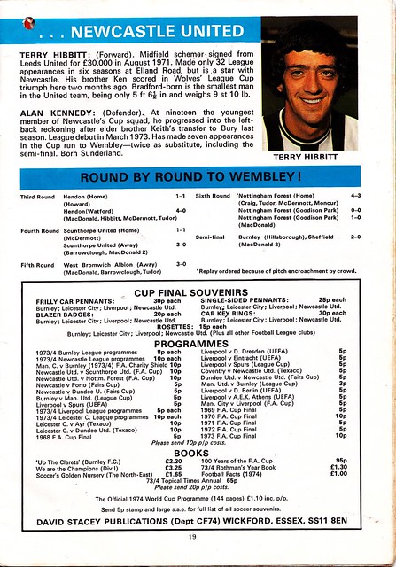 LIVERPOOL VS NEWCASTLE United - 1974 FA Cup Final - Page 19