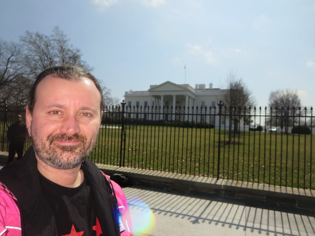 Ryan Janek Wolowski visiting The White House in Washington, D.C. USA United States of America