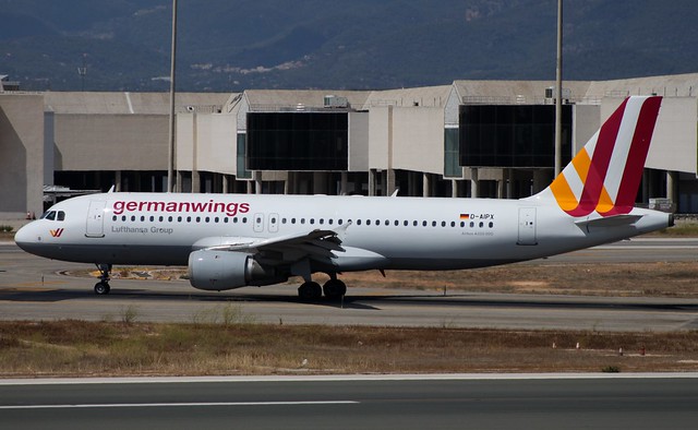 GERMANWINGS Airbus A320 D-AIPX at Palma De Mallorca Airport