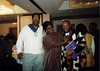 Tess Onwueme with Molefi Asante and poet Afaa Michael Weaver in Toronto, 1991