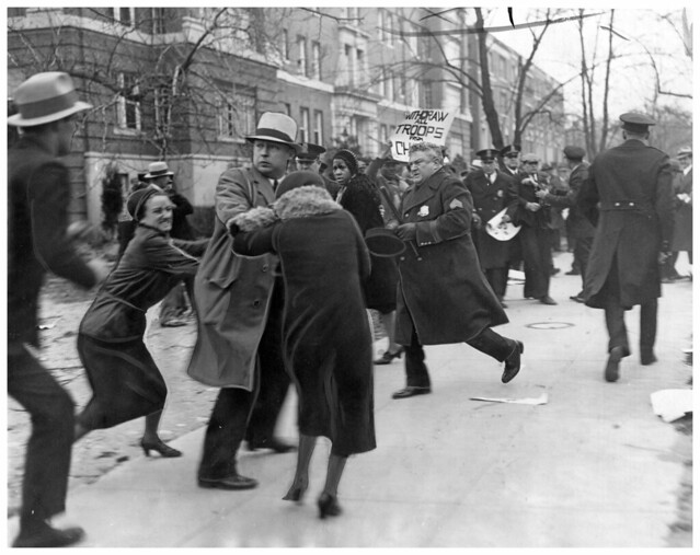 Women Fight Back Against Police Attack: 1932