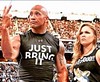 The Rock and RONDA ROUSEY yall rock