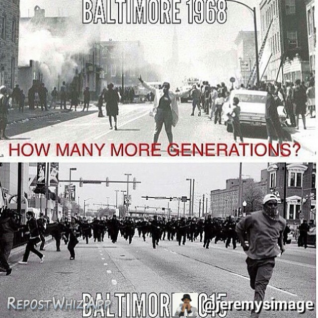 50 years and you mean to tell me there was nothing to prevent this? 50 years to discuss it. 50 years worth of grime swept under the rug. #itsrealinthefield #baltimore #city #riots #fires #itsrough #ouchea #purge #game #deep #looting #Fire