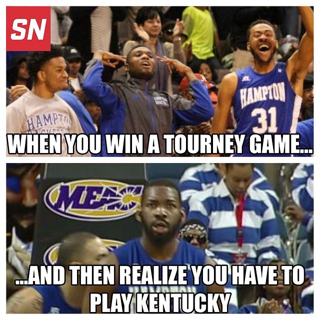 .a little #MarchMadness humor. Lol! #Kentucky #NCAA #Basketball