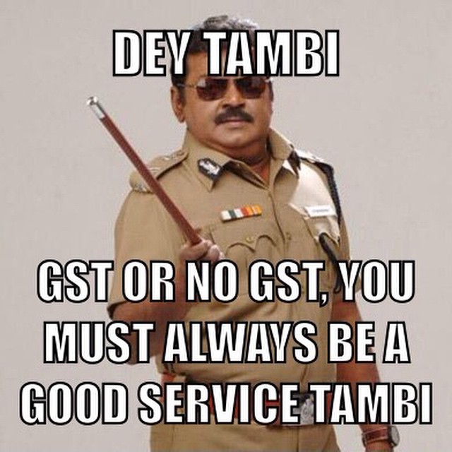 Listen to the captain when it comes to #GST #malaysia #malaysian #deytambi