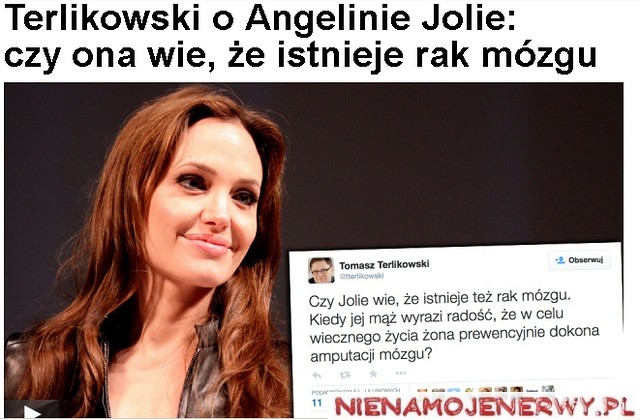 Angelina Jolie usunęła jajniki