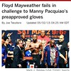 It might have worked on Marcos Maidana but its not going to work on Manny Pacquiao. Floyd Mayweather better pray to God that the judges and the referee are on his payroll. ( I APPROVE THIS MESSAGE ) #THEMANNYTEAM #MAYPAC #KNOCKOUT