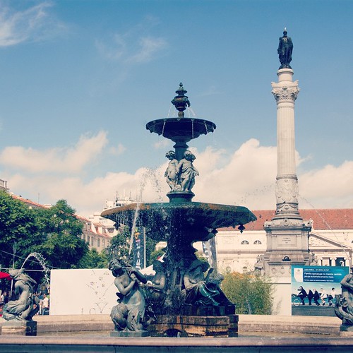      ... 2012     #Travel #Lisbon #Lisboa #Portugal #2012 #Memories #Square #Plaza #Monument #Statue #Fountain ©  Jude Lee