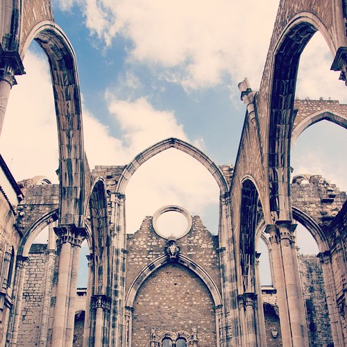       ... 2012     #Travel #Lisbon #Lisboa #Portugal #2012 #Memories #Ruined #Convent #Column #Wall ©  Jude Lee