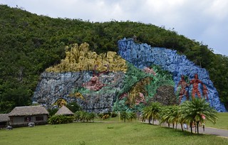 Mural de la Prehistoria, Valle de Dos Hermanas, Pinar del Río, Cuba.
