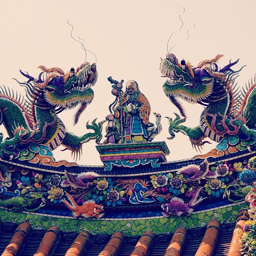     ... 2010      #Travel #Taipei #Taiwan #2010 #Memories #Temple #Roof #Dragon #Confucius ©  Jude Lee