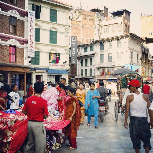   2009   ...   ...       #Travel #Memories #2009 #Kathmandu #Square #Plaza #Street #Market #Women #Fabric #Sari #Peoples #PrayForNepal ©  Jude Lee