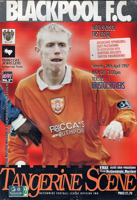 1996:97 Blackpool V BRISTOL ROVERS