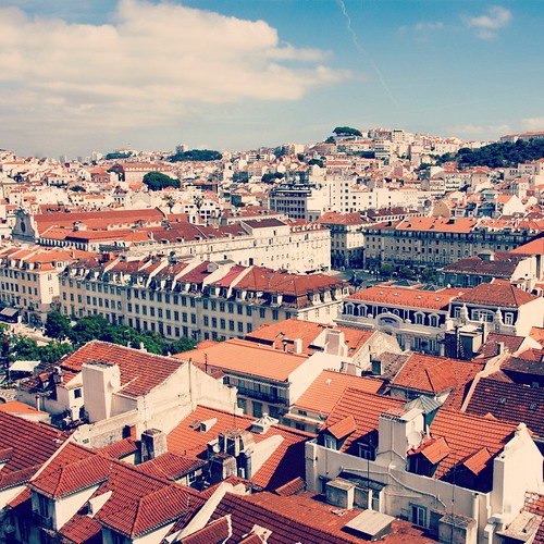       ... 2012     #Travel #Lisbon #Lisboa #Portugal #2012 #Memories #Town #View #Red #Roof #Buildings ©  Jude Lee