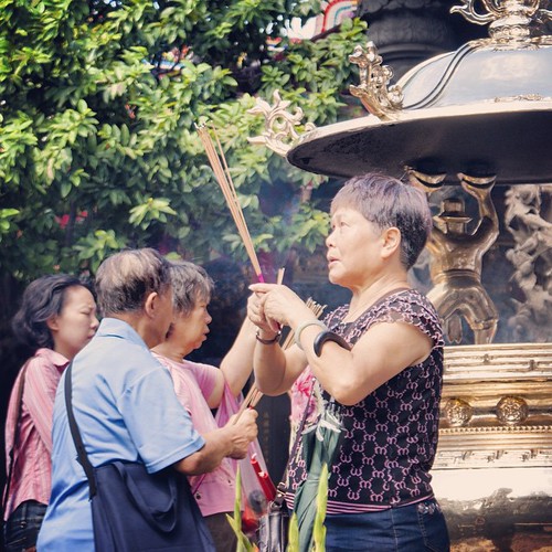     ... 2010      #Travel #Taipei #Taiwan #2010 #Memories #Old #Temple #Incense #Smoke #Praying #Peoples ©  Jude Lee