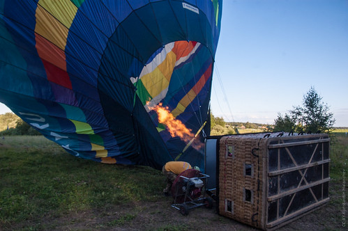 Inflating Hot Air Balloon ©  Konstantin Malanchev