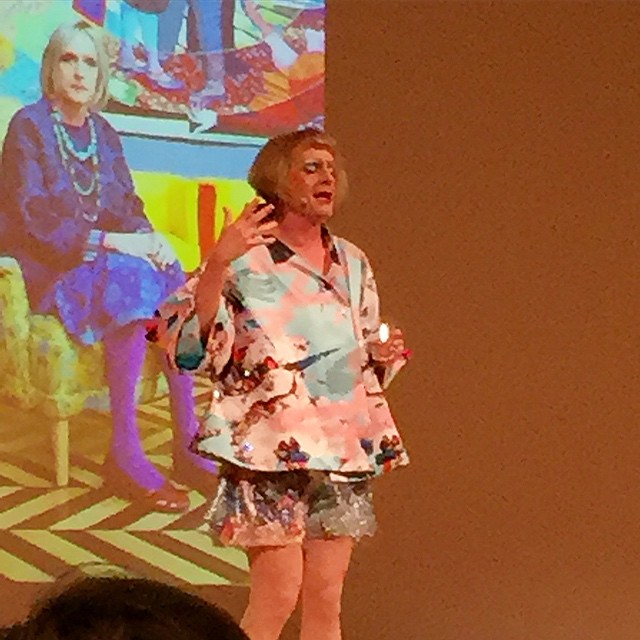 Love, love, love! GRAYSON PERRY talk at the Met. So inspired by the self-proclaimed transvestite potter from Essex. #graysonperry #metmuseum #art #contemporaryart #inspiration