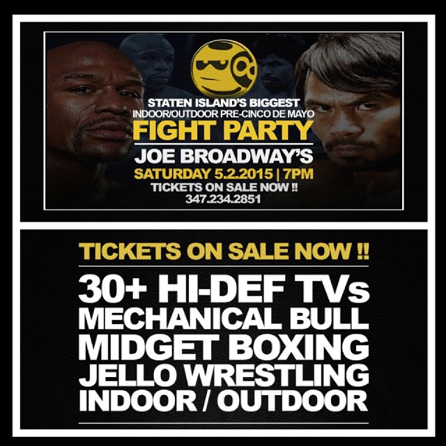 Check out http://cincodemayosi.com for more info #JoeBroadways #MAYWEATHERPacquiao #Pacquiao #Fightnight #MAYWEATHER #Pacman #PacquiaoMAYWEATHER
