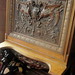 Detail of Carved Wooden Manuscript Case in Andrew Dickson White Library