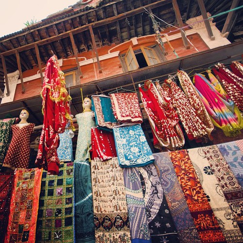   2009   ...    #Travel #Memories #2009 #Kathmandu #Nepal #Buddhist #Street #Market #Plaza #Cloth #Fabric #Sari #PrayForNepal ©  Jude Lee