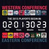 The 2015 NBA Regular Season Has Come To An End - The NBA Playoffs Are Here In 2 Days 1 Hour 30 Minutes And 23 Seconds   First Round Western Conference Will Be (1) Golden State Warriors vs (8) New Orleans Pelicans - (2) Houston Rockets vs (7) Dallas Maveri