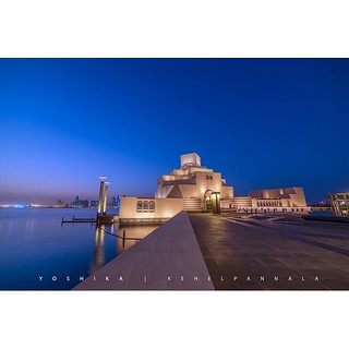 History at its pride :: Museum of Islamic Arts - Doha #qatarphoto #qatarinsta #qatarism #museum #islamic #arts #art #water #blue #summer #sunset #cityscape #city #landmark #landscape #monument #evening #bluesky #colours #mia #Qatar #Doha #nikon #D610 #bea