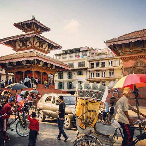   2009   ...   ...       #Travel #Memories #2009 #Kathmandu #Square #Plaza #Peoples #Rickshaw #Temple #PrayForNepal ©  Jude Lee
