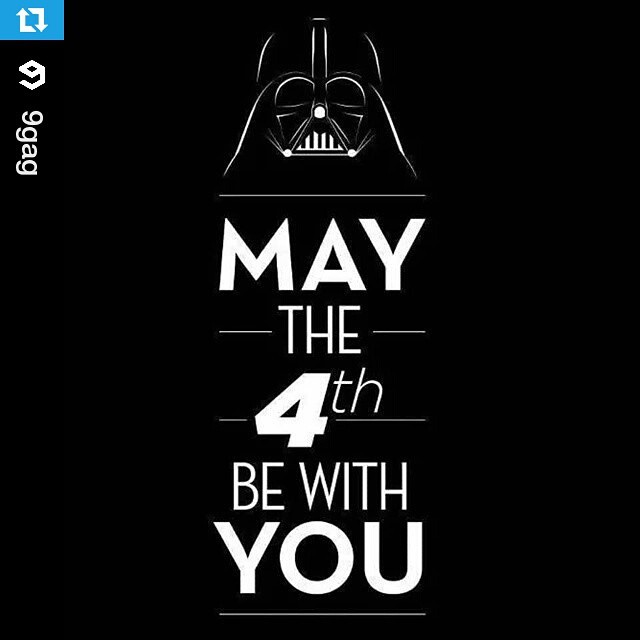 #Repost @9gag ・・・ Its the day of the year again. May the 4th be with you. #9gag