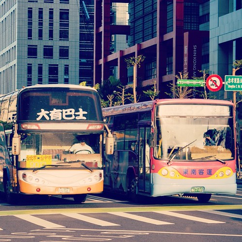     ... 2010      #Travel #Taipei #Taiwan #2010 #Memories #Modern #Street #Bus ©  Jude Lee