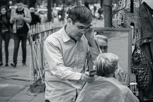 Phoning Barber