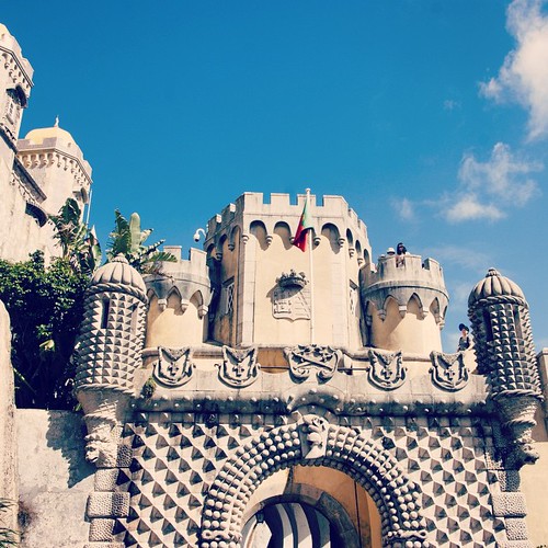       ... 2012     #Travel #Sintra #Portugal #2012 #Pena #Castle #Gate #Flag ©  Jude Lee