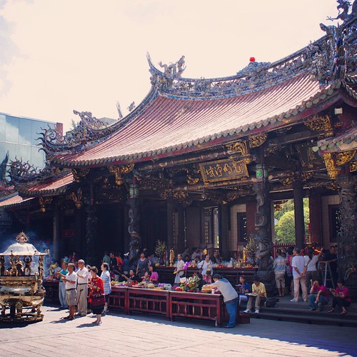     ... 2010      #Travel #Taipei #Taiwan #2010 #Memories #Old #Temple #Praying #Peoples ©  Jude Lee