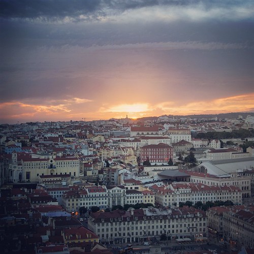       ... 2012     #Travel #Lisbon #Lisboa #Portugal #2012 #Memories #Town #View #Old #Castle #Sunset ©  Jude Lee
