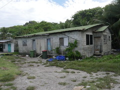 Most Nauruan's live basic, this house is a standard house on The island.