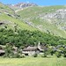 The classified village of Bonneval-sur-Arc at the bottom of the Col D'Iseran