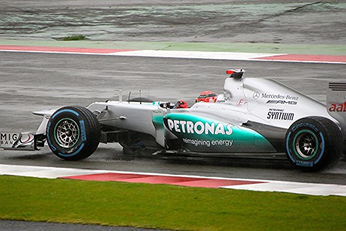 Michael Schumacher's Mercedes at Silverstone