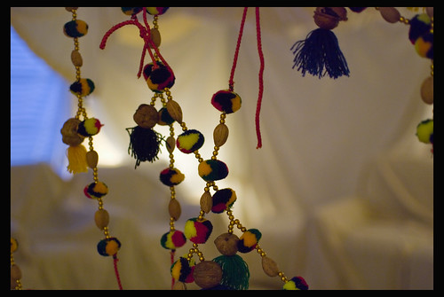 Beads from Abdullah Shah Ghazi's Karachi shrine