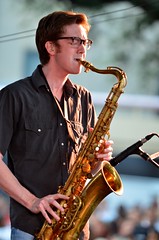 Tim McFatter with Trombone Shorty and Orleans Avenue at Wednesday at the Square, May 23, 2012
