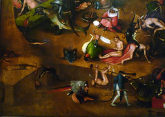 Hieronymus Bosch, The Last Judgement, Central Panel Detail with Creatures