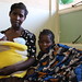 A matter of life and death - Young mum Edith Amos, 18, with her mum Elida Bakali holding her twin boys