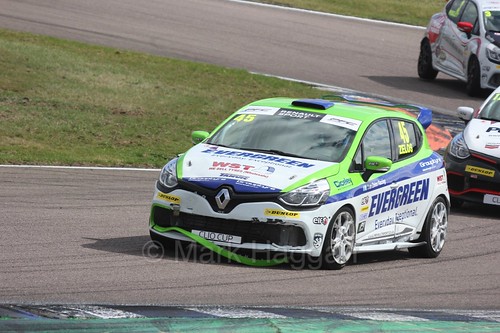 Dan Zelos in the Clio Cup at Rockingham, August 2016