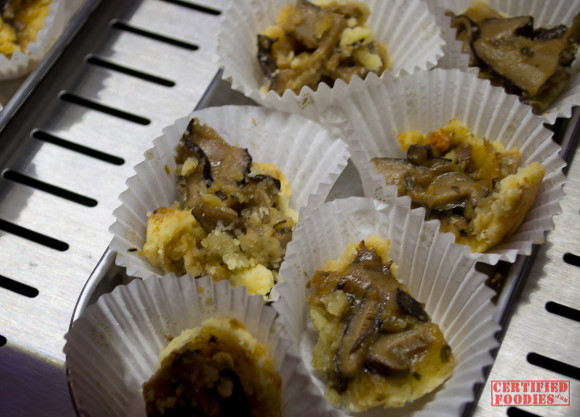 Baked by Anita's Wild Mushroom Pie with Gruyere and Truffle Oil